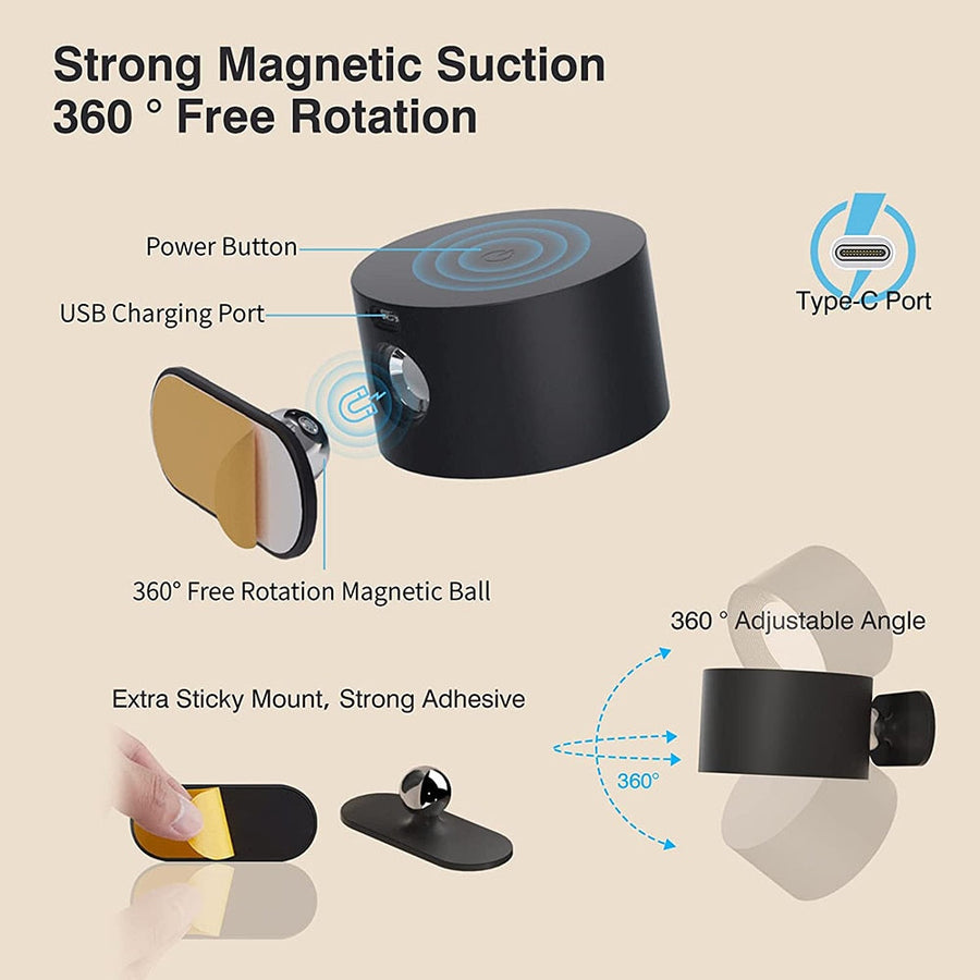 Eco Glow Rechargeable Wall Lamp - Image 5