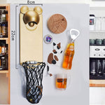 Fridge Magnetic Basketball Bottle Opener