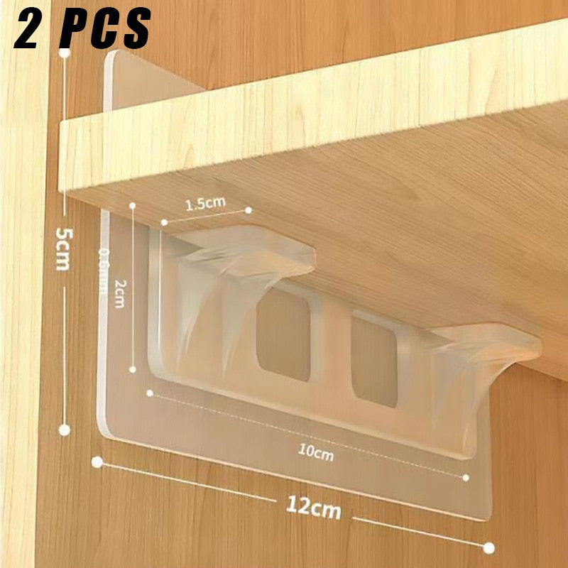 Self-Adhesive Closet Wizard Shelf Support Bracket - Image 8