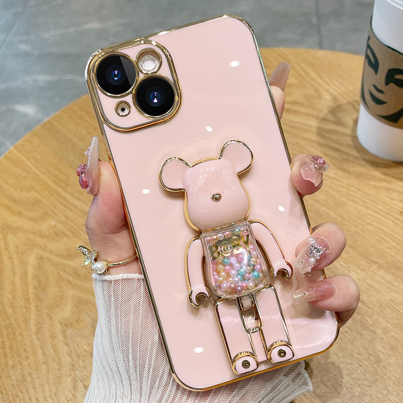 Bear Lover Colorful 3D Doll Phone Case - Image 0