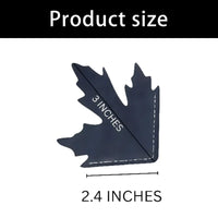 October Leaf Soft Leather Bookmark - Image 4