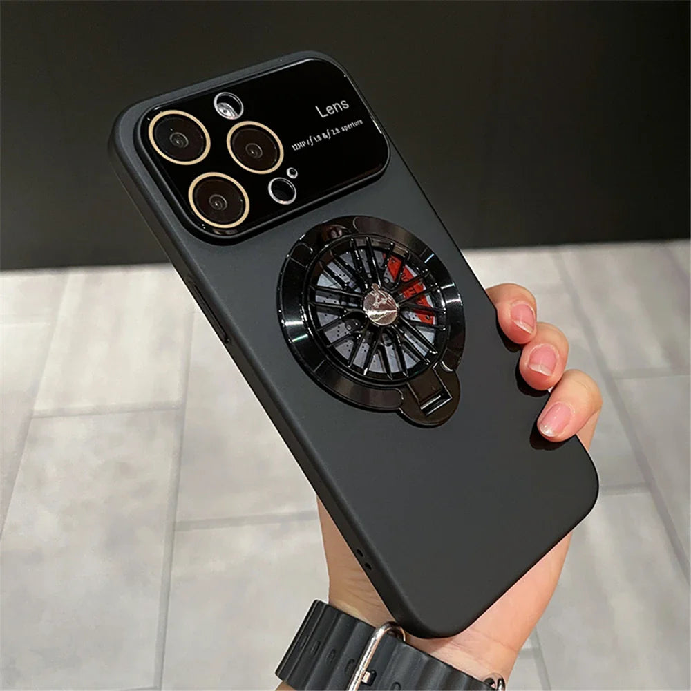 Rotation Heat Camera Protection iPhone Stand Phone Case