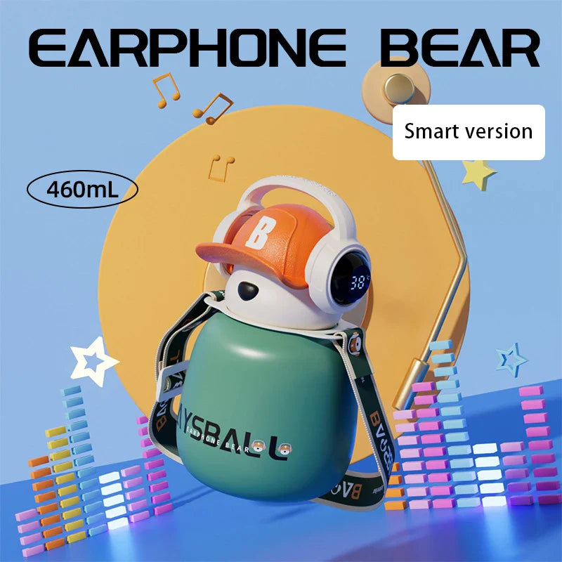 DJ Bear Stainless Steel Thermos - Image 7
