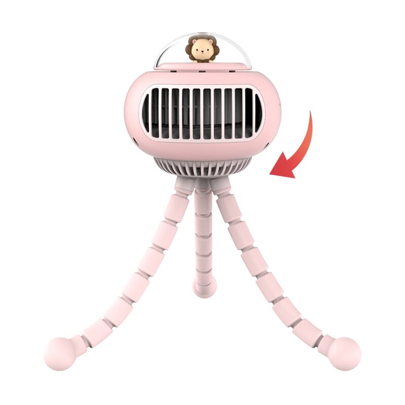 Portable Flexible Cute Baby Stroller Fan - Image 10
