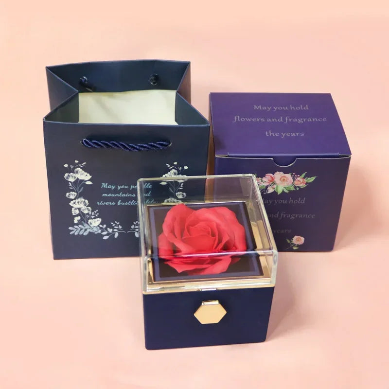 Eternal Rose Spin Display Jewelry Box - Image 9