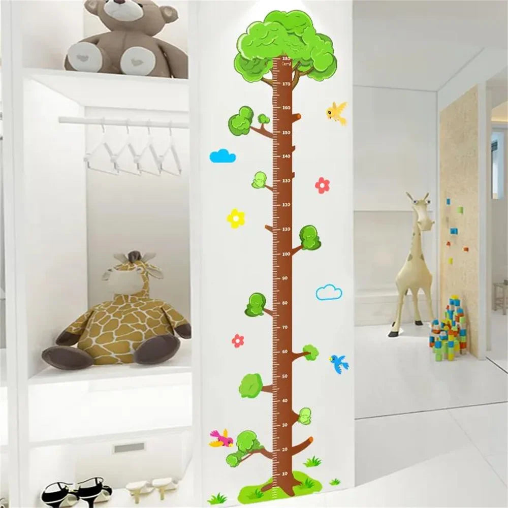 Animal Theme Kids Height Measurement Wall Sticker - Image 4