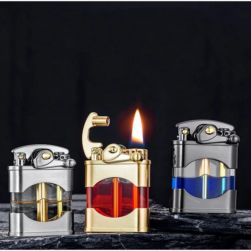 Elegant Retro Slim Metal Lighter - Image 4