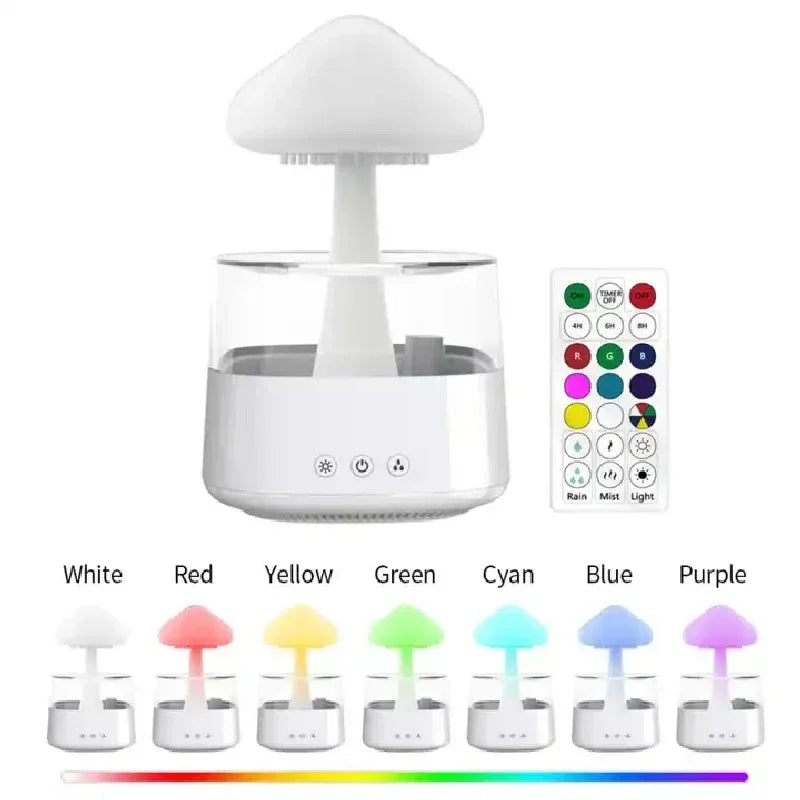 Cloud Rain Forest Aromatherapy Humidifier Lamp - Image 1