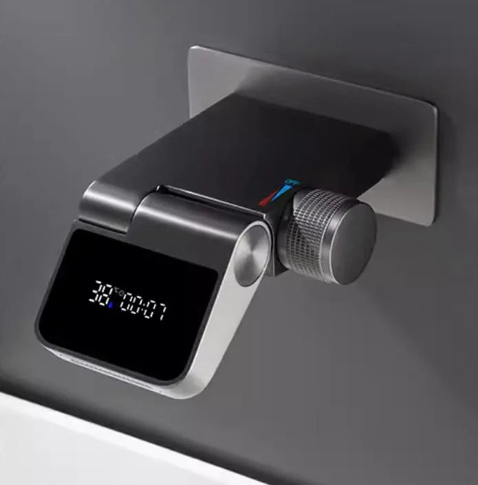 Modern Adjustable Flow Touchless LED Temperature Faucet - Image 7