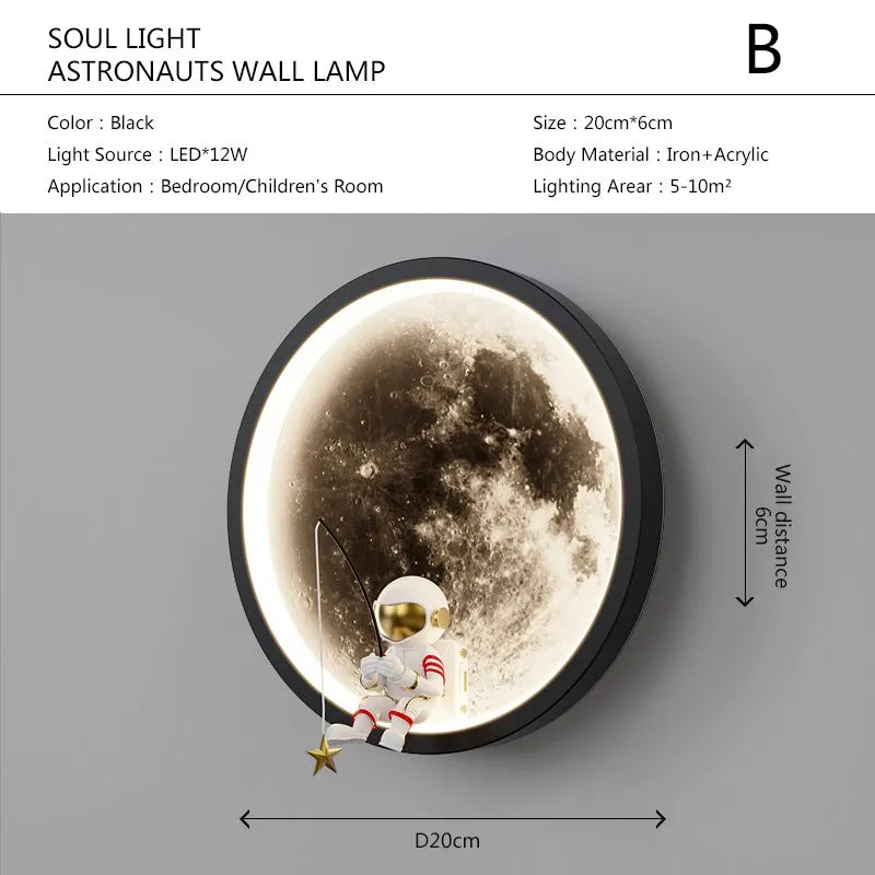 Astronaut On The Moon Wall Light - Image 7