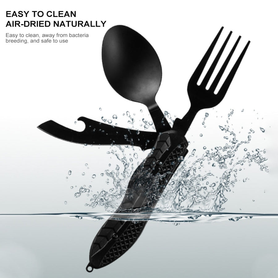 4in1 Easy Cary Travel Cutlery Tool - Image 7