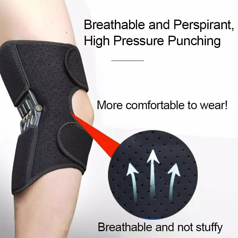 Adjustable Spring Loaded Power Knee Stabilizer Pad