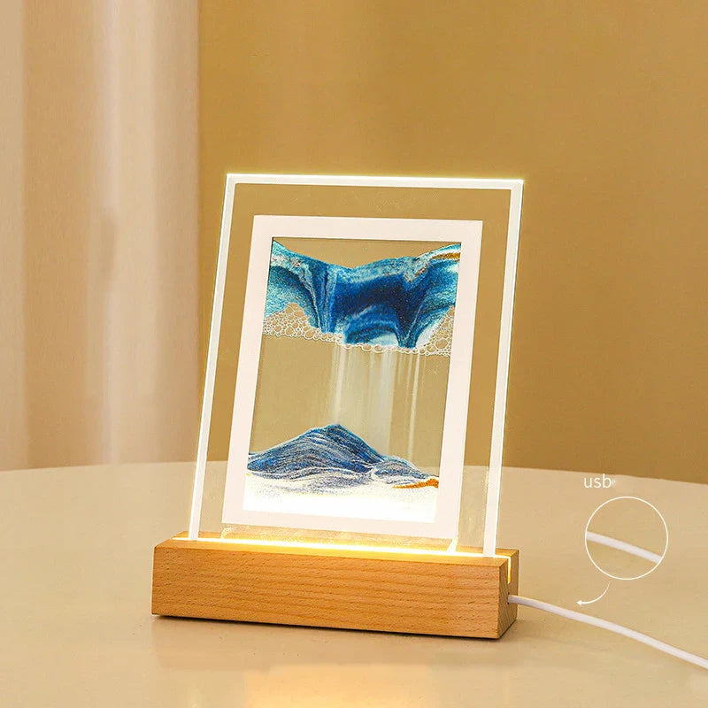 Sand Art LED Quicksand Artistic Table Lamp - Image 7