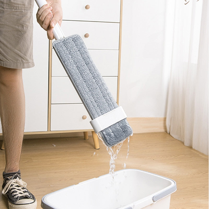 Rotatable Cleaning Flat Magic Mop - Image 0