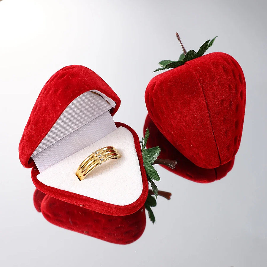 Shape Library Velvet Jewelry Ring Box Collection