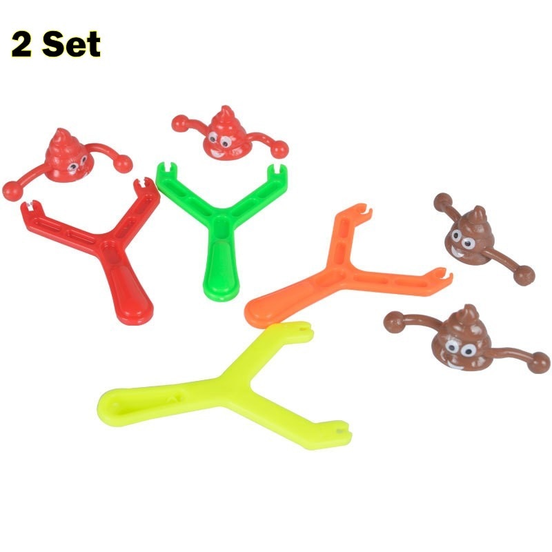 Elastic Poop Emoji Slingshot Toy - Image 7