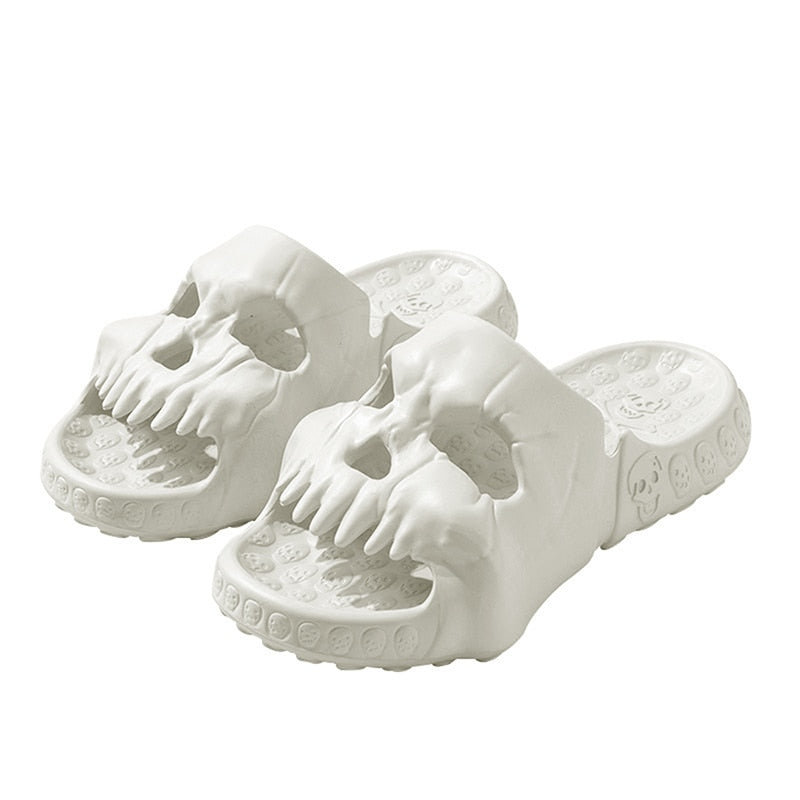Skeleton Skull Thick Sole Slippers - Image 6