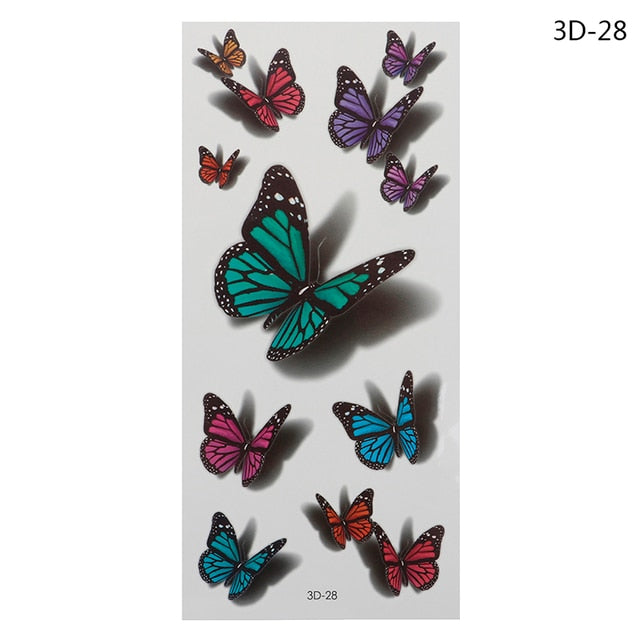 Dreamy Butterfly Temporary Tattoo