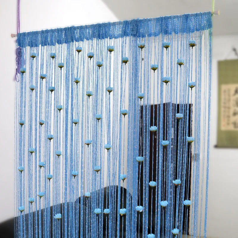 Floral Decorative Hanging Room Divider Curtain - Image 10