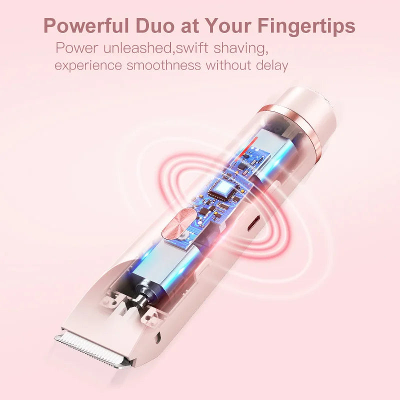 Dual Head Rechargeable Electric Hair Trimmer - Image 5