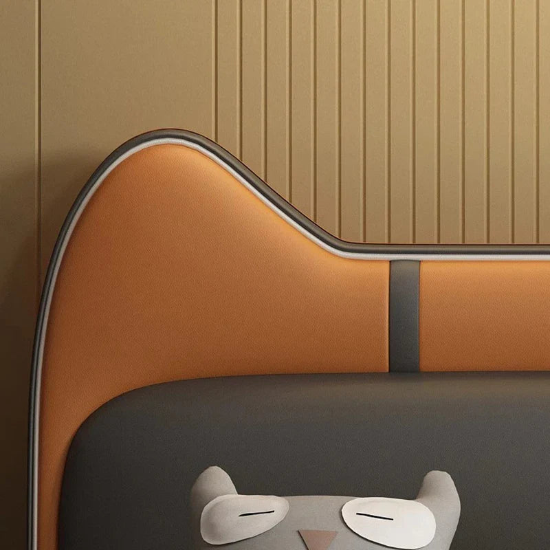 Fancy Cat Leather Modern Kids Bed - Image 2