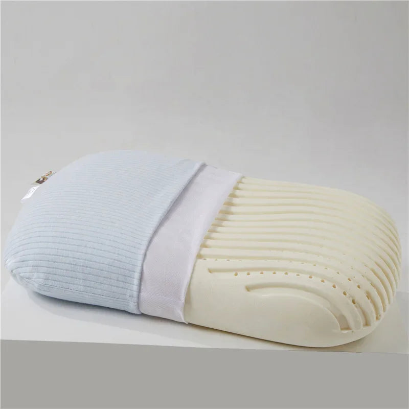 Therapeutic Cotton Cover Natural Latex Pillow - Image 7