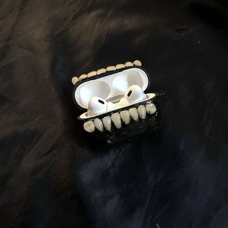 All Smiles Funny Teeth AirPods Cover Case