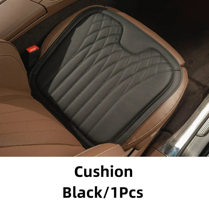 Leather Breathable Comfy Premium Car Seat Cushion - Image 10