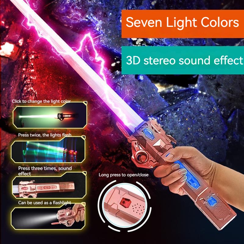 Galactic Blade Extendable Colorful Toy Sword - Image 2