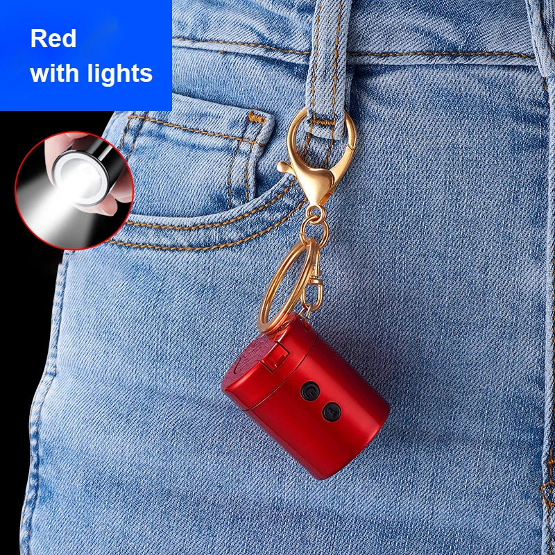 Creative Barrel Rechargeable Flashlight Lighter