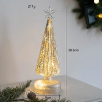Christmas Time LED Frosted Glass Tree Lamp - Image 4