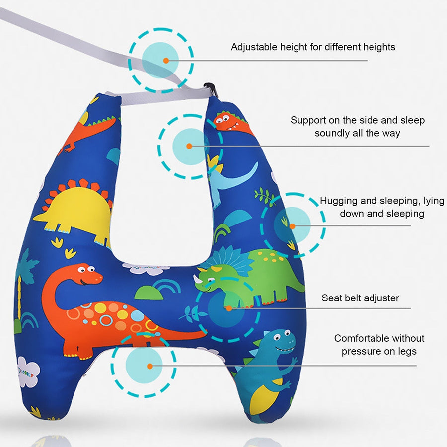 Journey Ready Cartoon Children Travel Pillow - Image 2