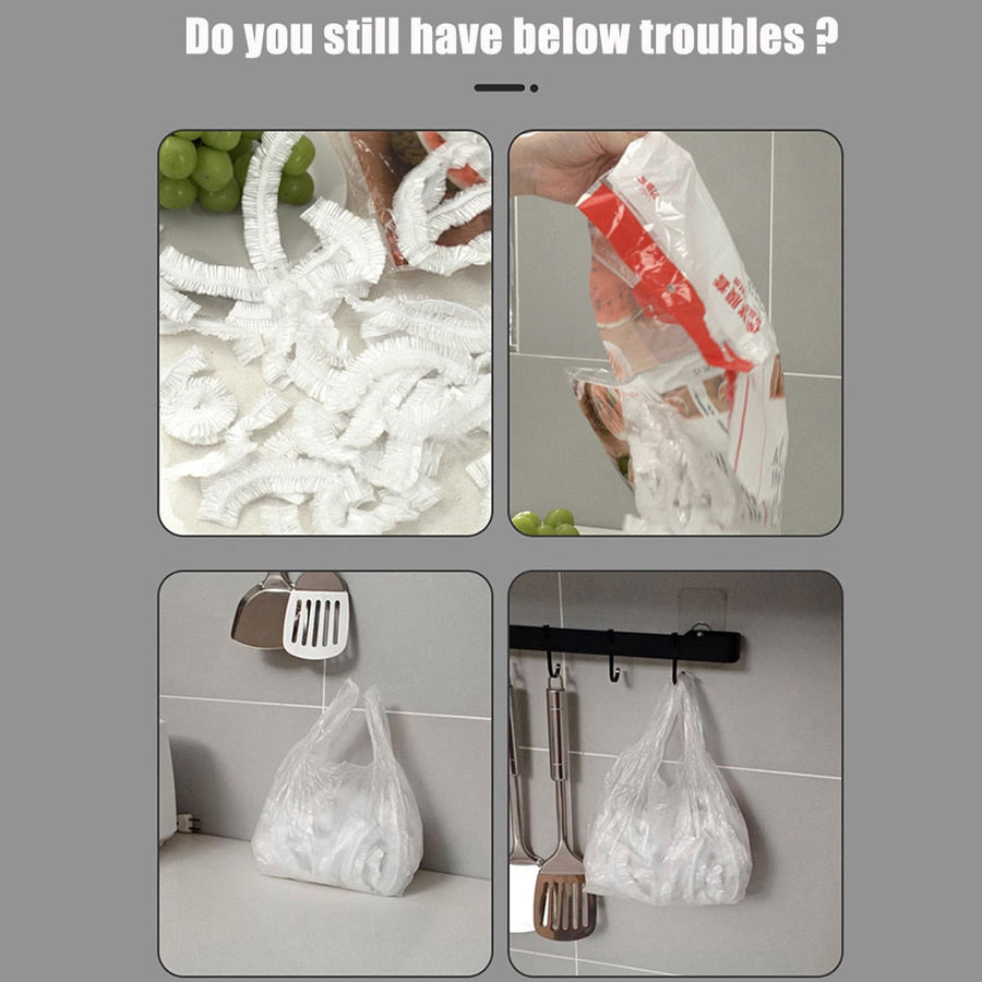 Self-Adhesive Plastic Bag Storage Dispenser - Image 4