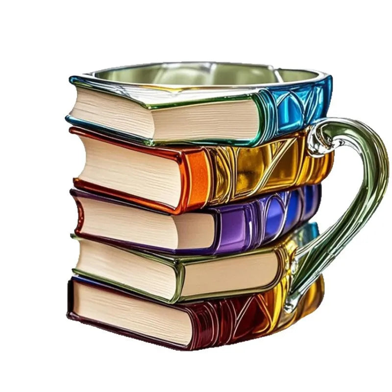 Stacked Books Shape Coffee Mug - Image 7