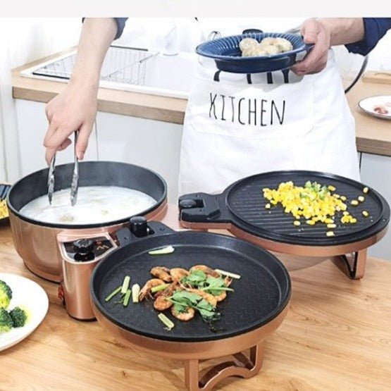 Multifunctional Double-sided Electric Baking Pan - Image 1