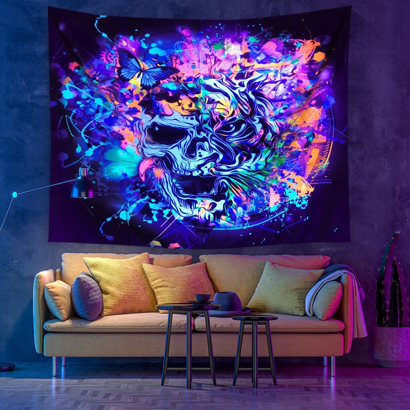 Colorful Glowing Luminous Tapestry - Image 12