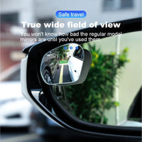 Blind Spot Adjustable Frameless Rearview Mirror Set - Image 3