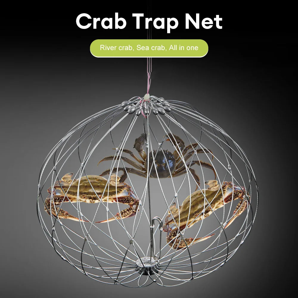 Collapsible Easy Open Trap Steel Fishing Net