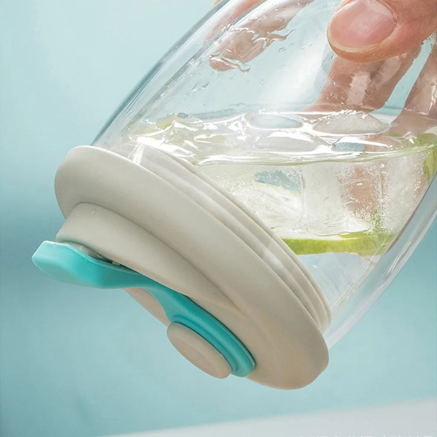 Leak-Proof Double Wall Glass Transparent Mug - Image 5