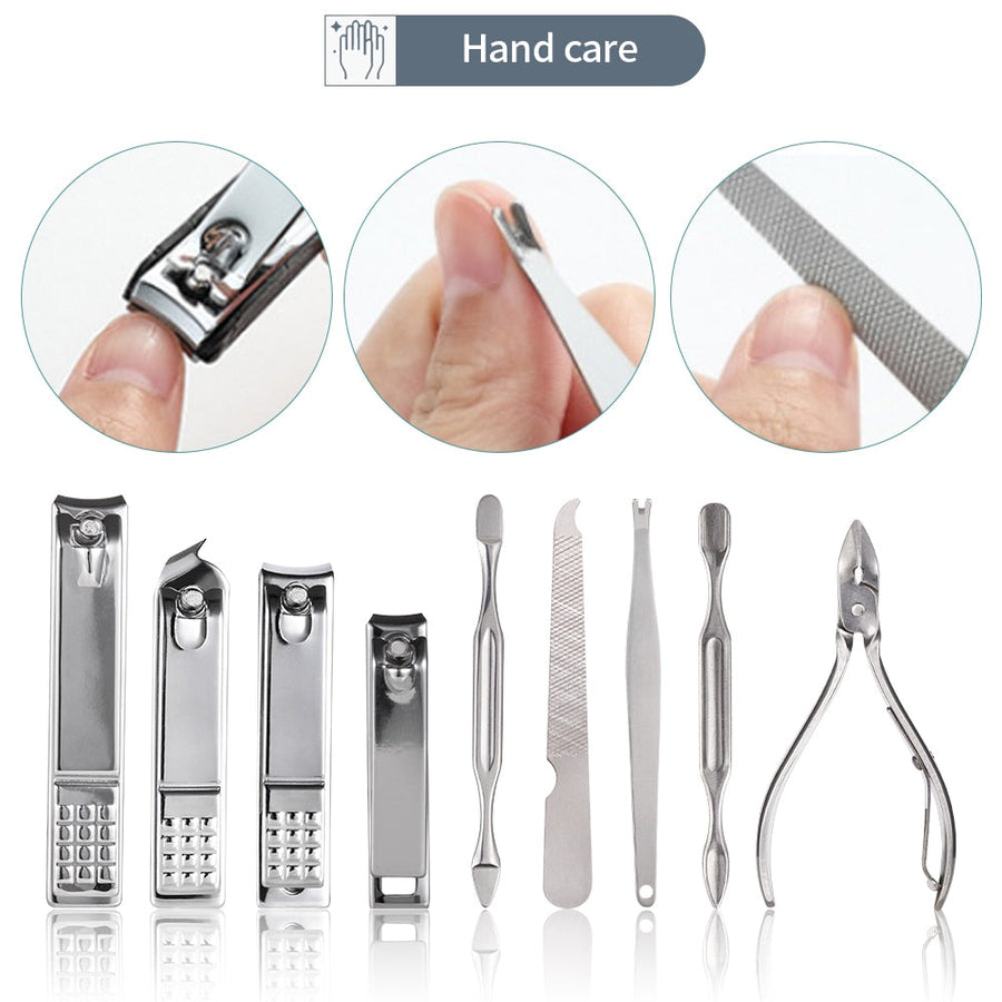 Easy Carry All-in-One Stainless Steel Manicure Set - Image 2