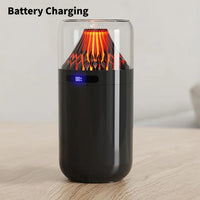 Volcano Flame LED Aromatherapy Essential Oil Mist Diffuser - Image 7