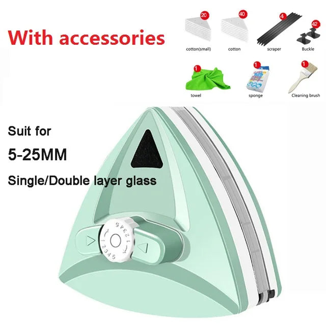 Magnetic Double-Sided Adjustable Window Cleaner Gadget - Image 5
