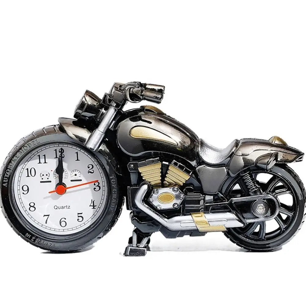 Vintage Motorcycle Bedside Alarm Clock