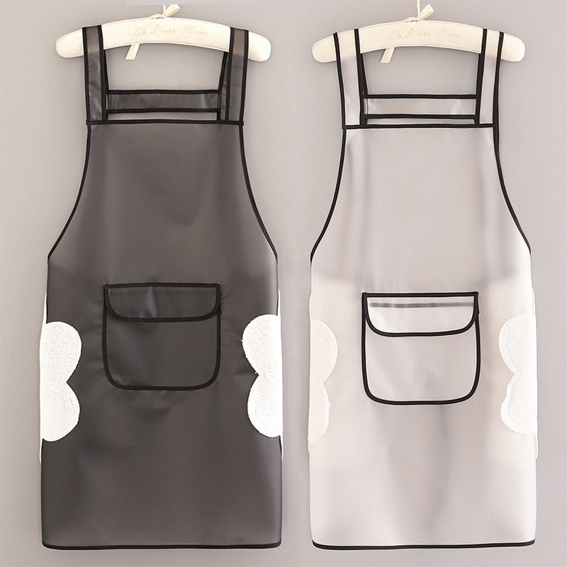 Transparent Waterproof Kitchen Apron - Image 5