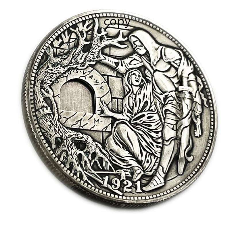 Handmade Secret Mystic Mechanic Collectible Nickel - Image 5