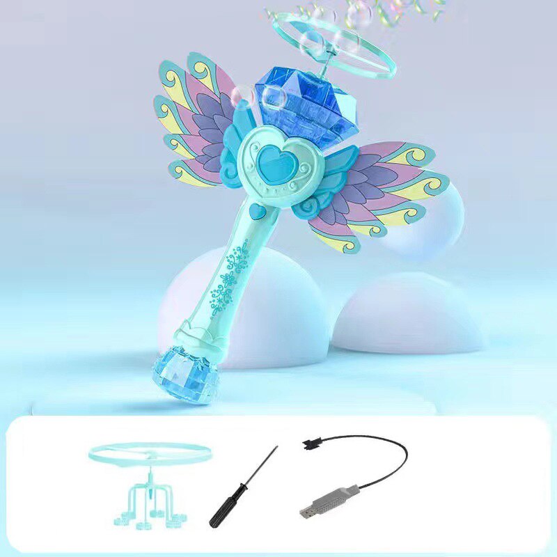Flying Magic Heart Bubble Maker Toy - Image 7