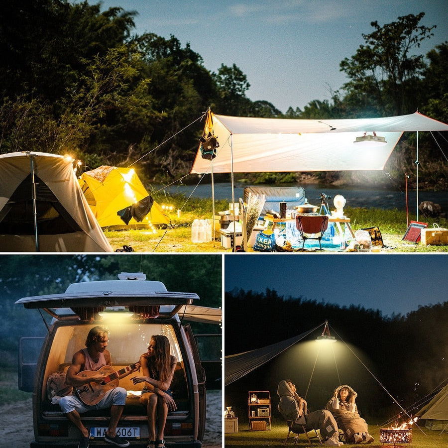 Rechargeable Natural LED Light Camp Lamp - Image 1