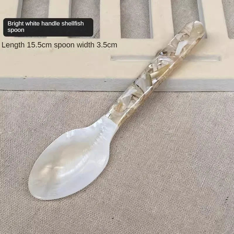 Natural Pearl Shell Moonlight Snail Spoon - Image 6