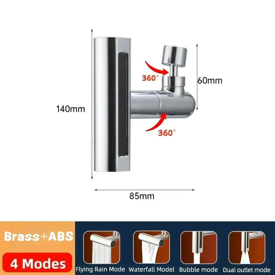 Multifunctional Waterfall Modern Kitchen Matte Faucet - Image 6