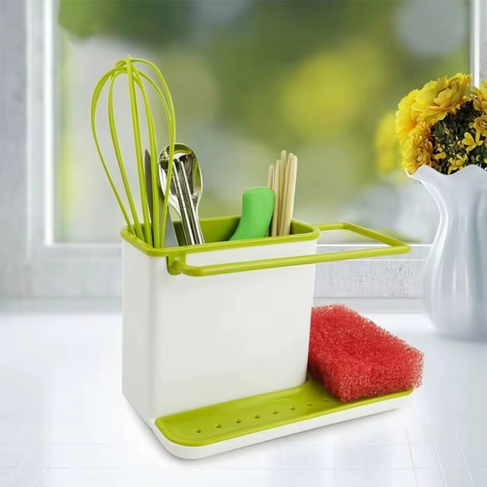 Kitchen Cloth Hanger Soap Dispenser - Image 1